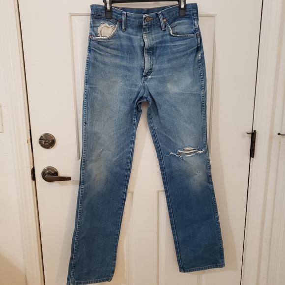 VTG Vintage mens WRANGLER 33x3470s 80s 1980s 1970s denim